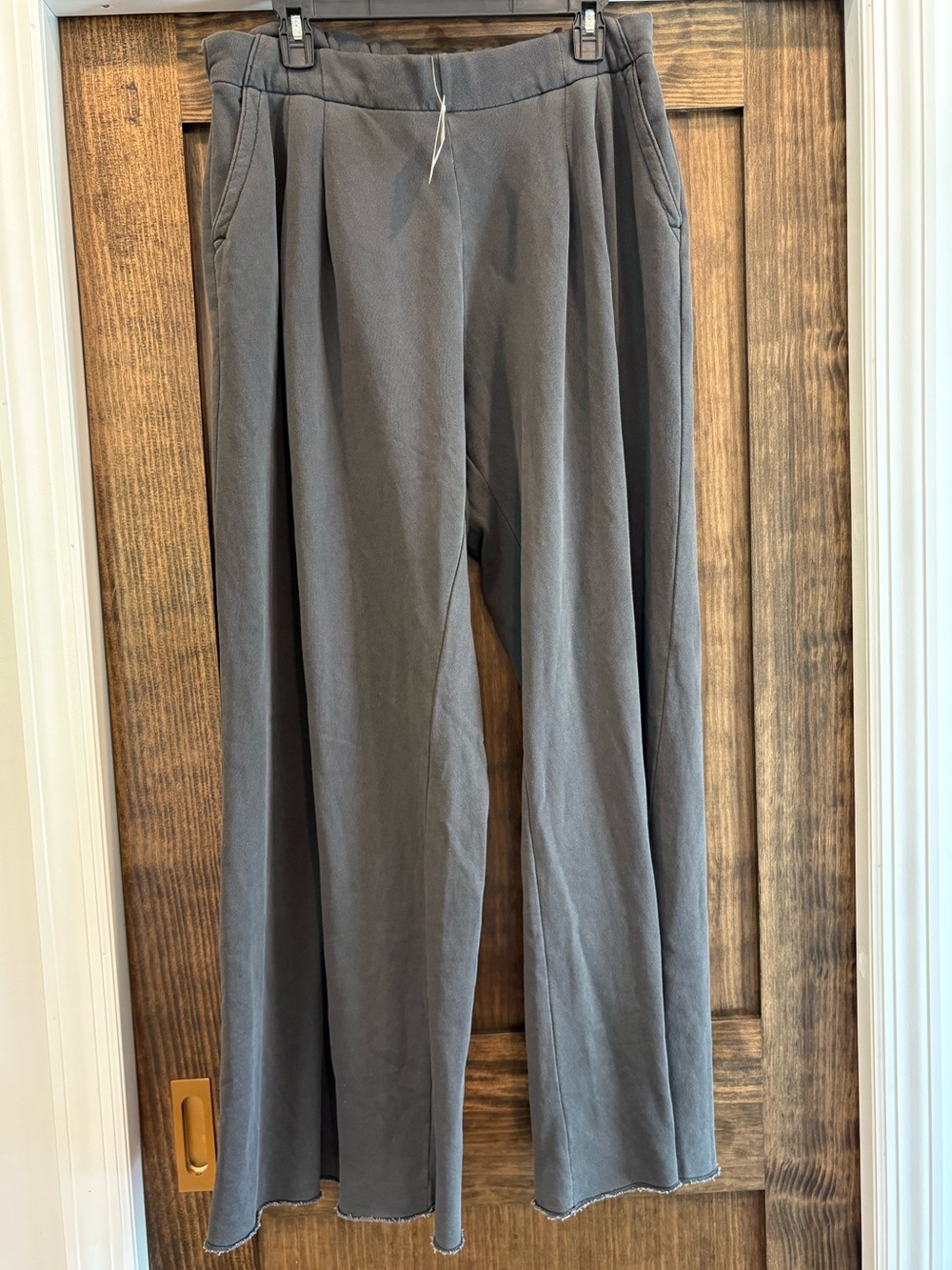 aerie Wide Leg Gray Pants